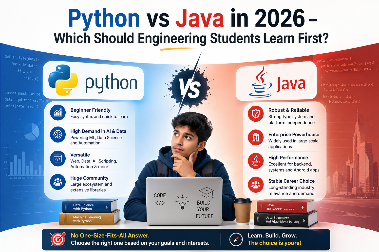 Python vs Java in 2026 – Which Should Engineering Students Learn First?